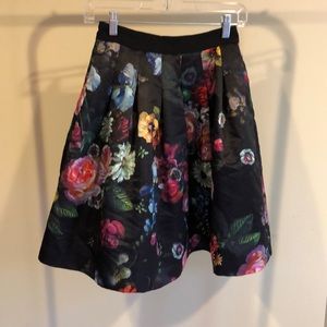Ted Baker Floral Fit & Flare Skirt